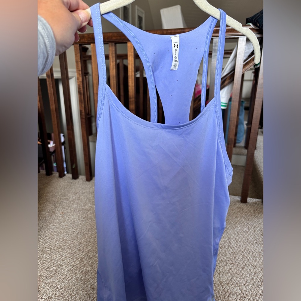 Under Armour Light Purple Racerback Tank Top
